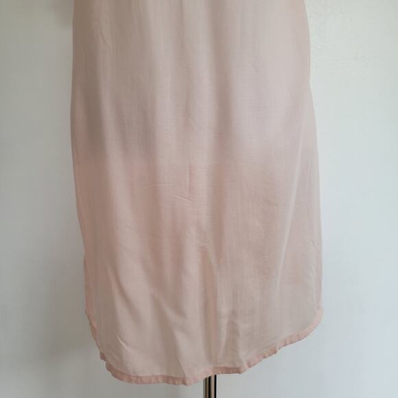 Boden Swim Cover Up Dress Embroidered Pink Viscose V Neck Tassel Women 4 - Picture 7 of 11